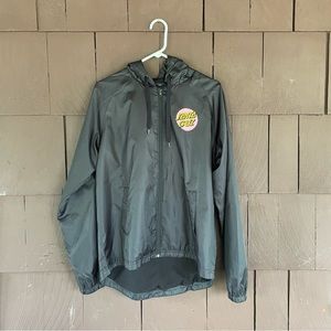Santa Cruz Skateboards rain jacket, Women’s large. Like new.